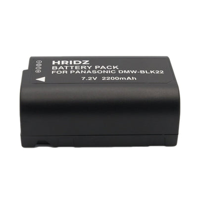 Hridz BLK22 Replacement Battery for Panasonic Lumix S5/GH5/G9/GH5s/GH6