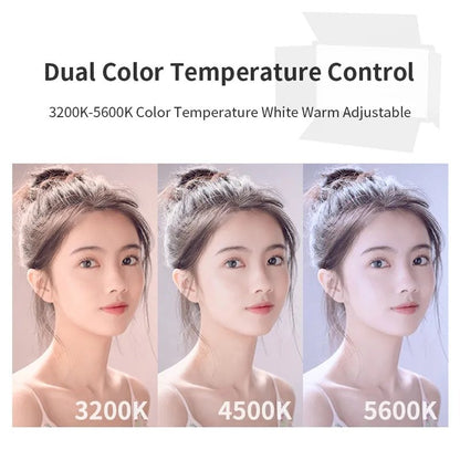 Hridz Bi-colour Video Light – Dimmable Bi-Color 2500K-8500K Panel, Remote-Controlled, for Photography, YouTube, Vlogging, and Video Recording with AU Plug Power Adapter