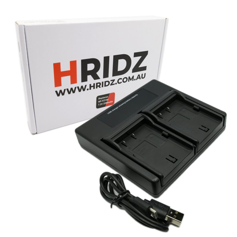 Hridz DMW-BLK22 Battery & Charger – Choose 1 Battery, 2 Batteries, Charger or Combo – for Panasonic Lumix S5/GH5/G9/GH5s/GH6