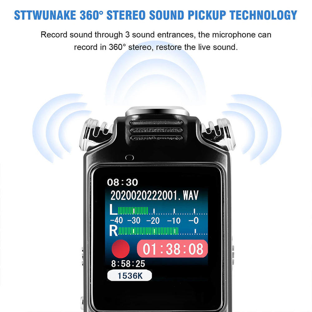 Hridz Digital Voice Recorder Professional Voice Activated