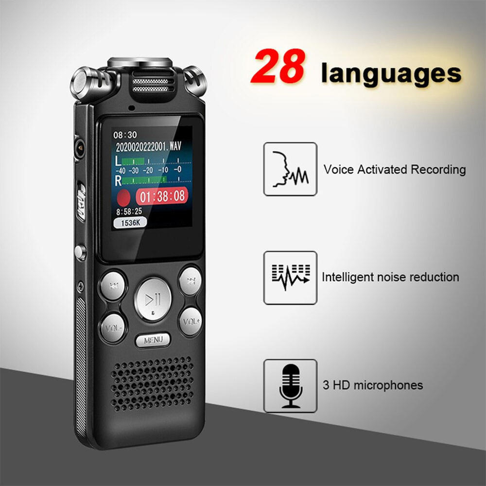 Hridz Digital Voice Recorder Professional Voice Activated