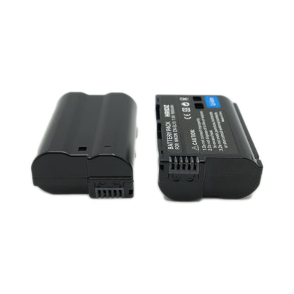 Hridz EN-EL15 2*Batteries & Dual Charger for Nikon Z8 Z6 Z7 D780 D500 D600 D750 D800 D850 Z5 Battery