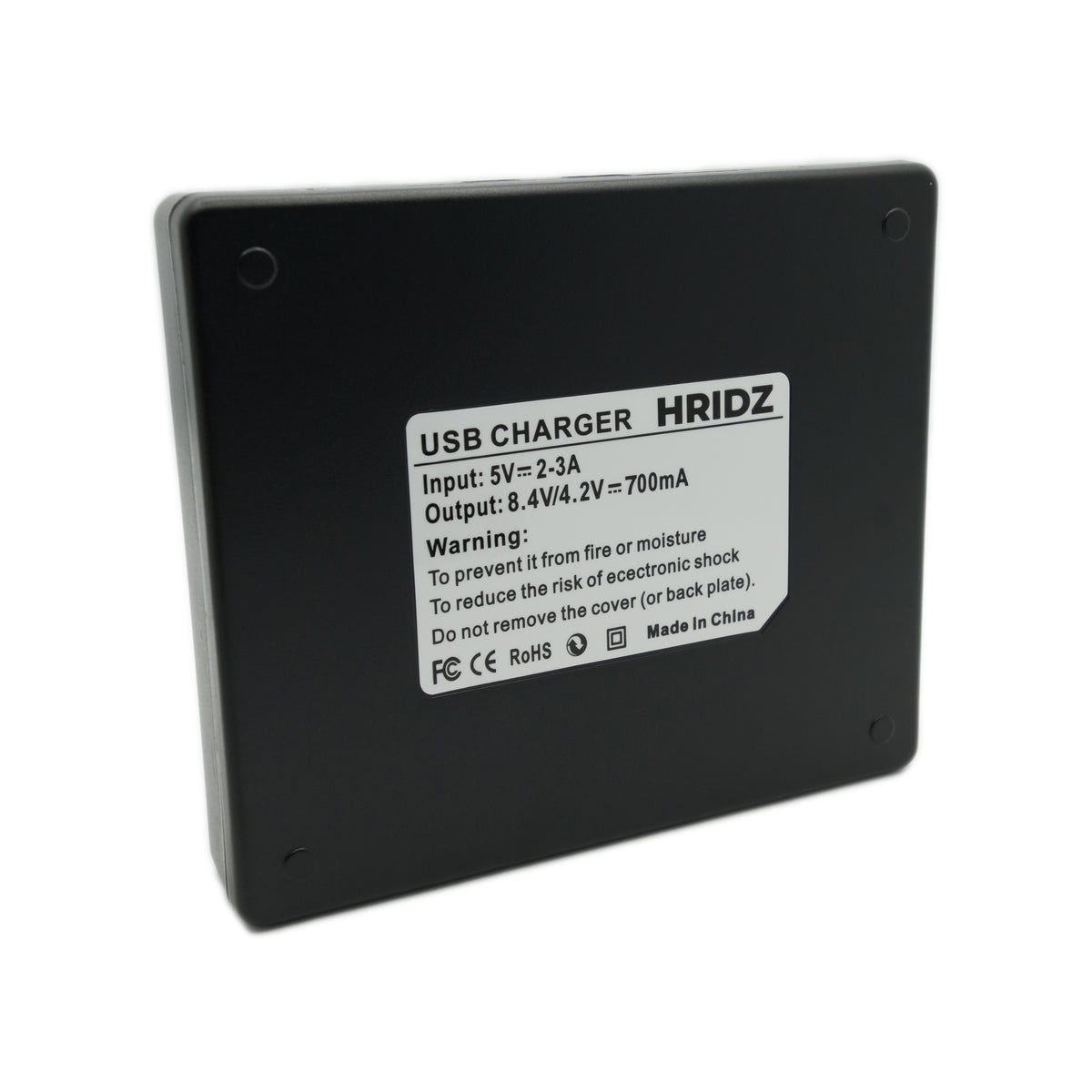 Hridz EN-EL15 Dual Battery Charger for Nikon Z5/Z6/Z7/Z8 & D-Series Cameras
