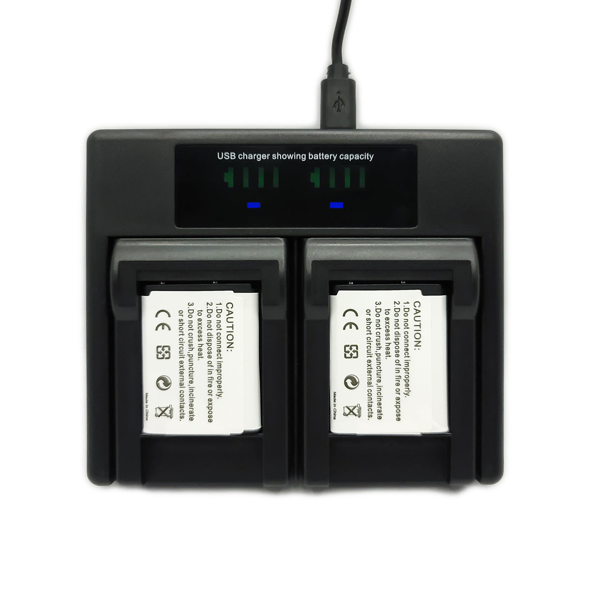 Hridz EN-EL19 2 Batteries & Dual Charger for Nikon Coolpix S-Series Cameras