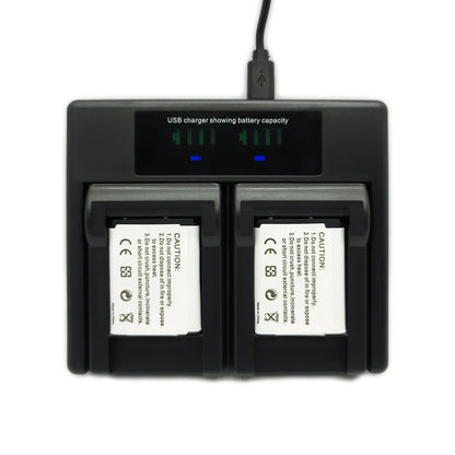 Hridz EN-EL19 Battery and Charger For Nikon Coolpix S4100 S4400 S5200 S5300