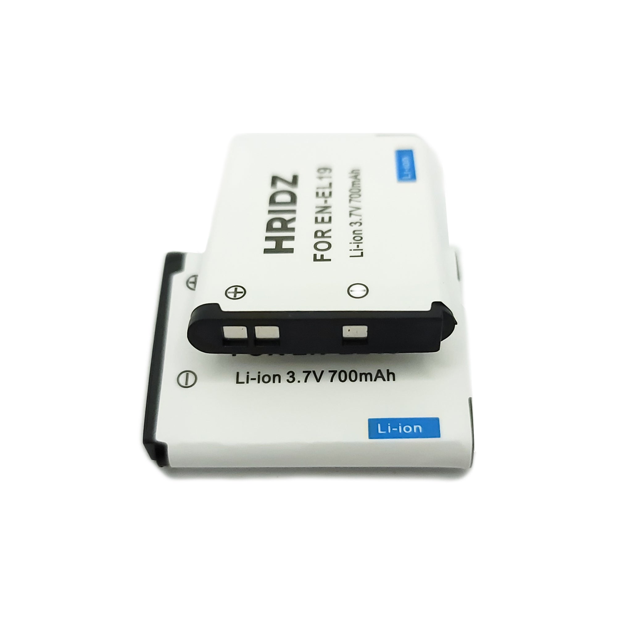 Hridz EN-EL19 Battery and Charger For Nikon Coolpix S4100 S4400 S5200 S5300
