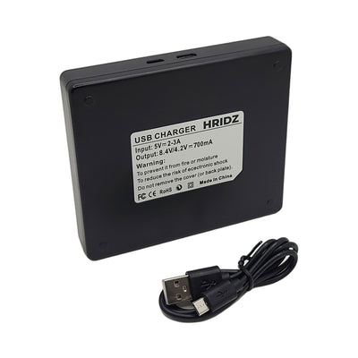 Hridz EN-EL20 2*Batteries & Dual Charger Combo for Nikon J series EN-EL20 EN-EL22 EL20A