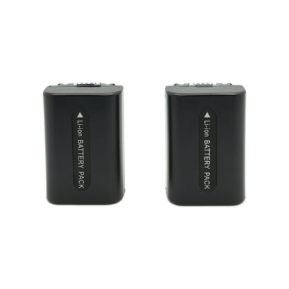 Hridz FH50 2*Batteries 1*Dual Charger for Sony Cyber-Shot NP-FH50 HX1 HX100