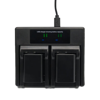Hridz FW50 2*Batteries & Dual Charger for Sony NP-FW50 Battery A33 A35 A37 A55V RX10