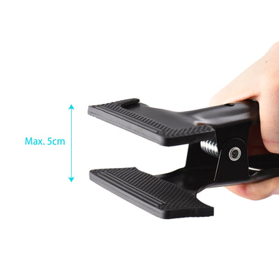 Hridz Heavy Duty Spring Metal Backdrop Clamps with Rubber Pad – 1 to 10 Pack