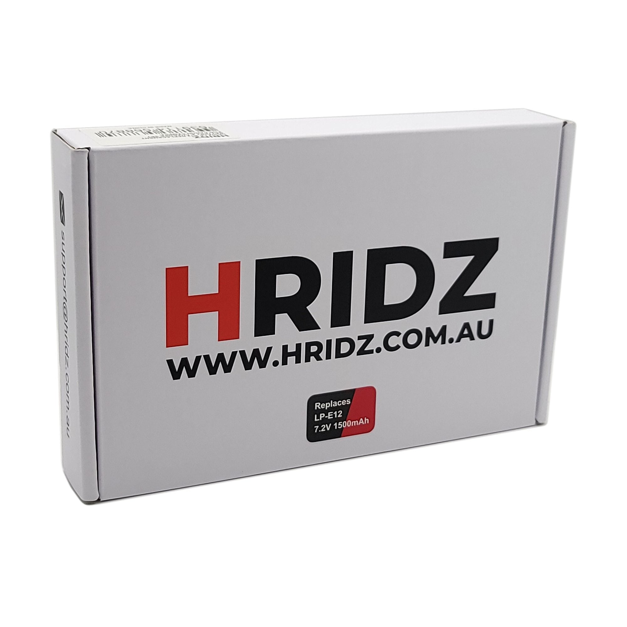 Hridz LP-E12 2*Battery 1*Dual Charger Pack for Canon EOS M M2 M10 M50 M100 M200 SL1 SX70 HS