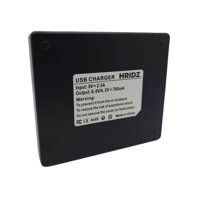 Hridz LP-E12 2*Battery 1*Dual Charger Pack for Canon EOS M M2 M10 M50 M100 M200 SL1 SX70 HS