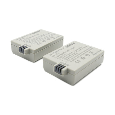 Hridz LP-E5 2*Batteries & Dual Charger for Canon EOS 500D 1000D Rebel Kiss Cameras