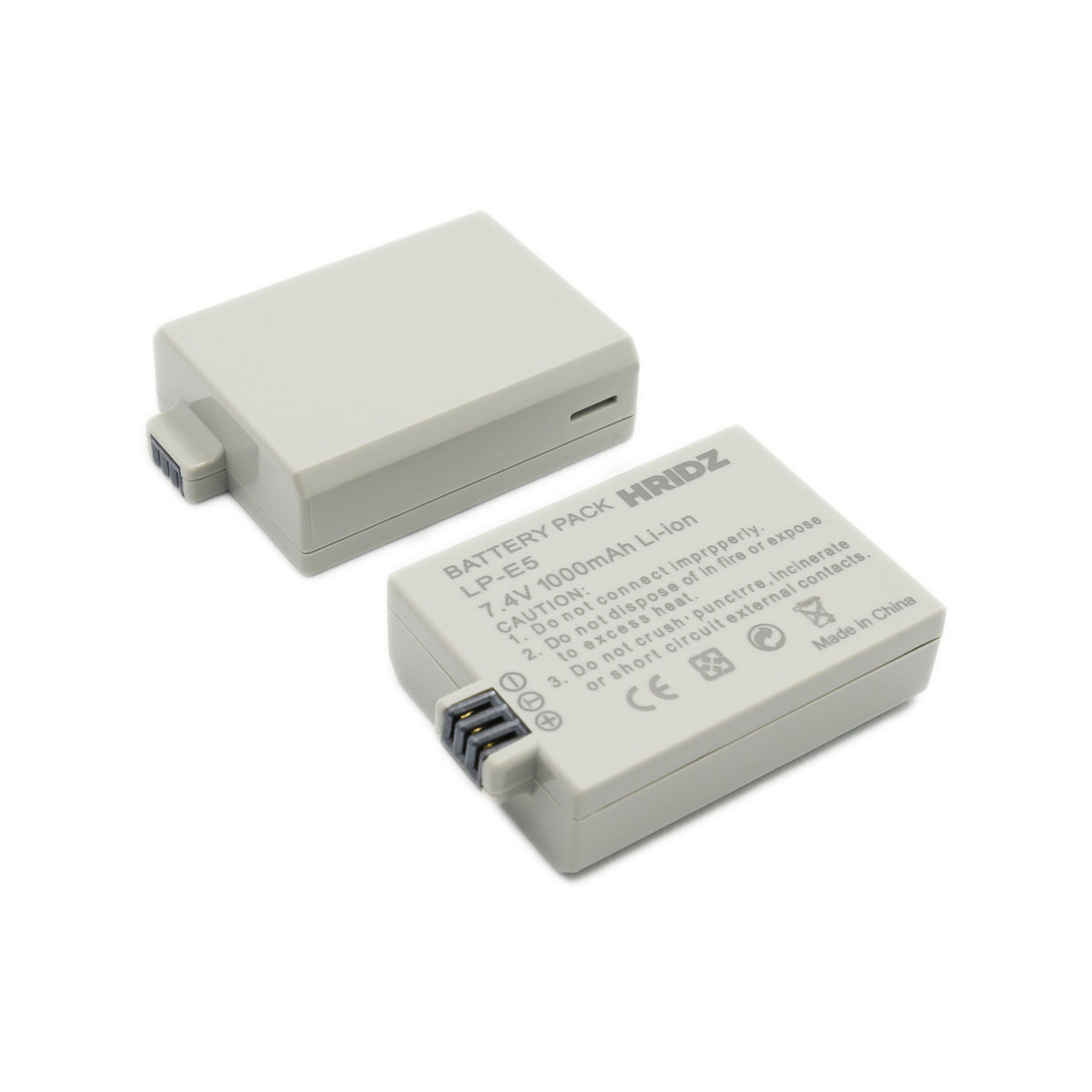 Hridz LP-E5 Replacement Battery for Canon EOS 450D, 500D, 1000D & Rebel/Kiss Cameras