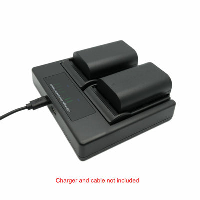 Hridz LP-E6 / LP-E6NH Replacement Battery for Canon EOS R7, R6, 5D, 6D, 7D, 80D, 70D, 60D