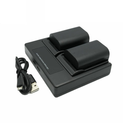 Hridz LP-E6NH Battery & Charger Kit – 2 Batteries + Dual USB Charger for Canon R7, R6, R5, 5D, 6D, 90D