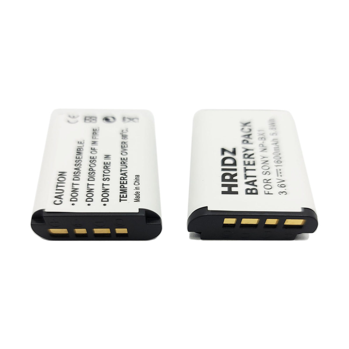 Hridz NP-BX1 1600mAh Replacement Battery for Sony RX100 Series & Cyber-shot Cameras