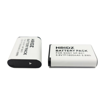 Hridz NP-BX1 1600mAh Replacement Battery for Sony RX100 Series & Cyber-shot Cameras