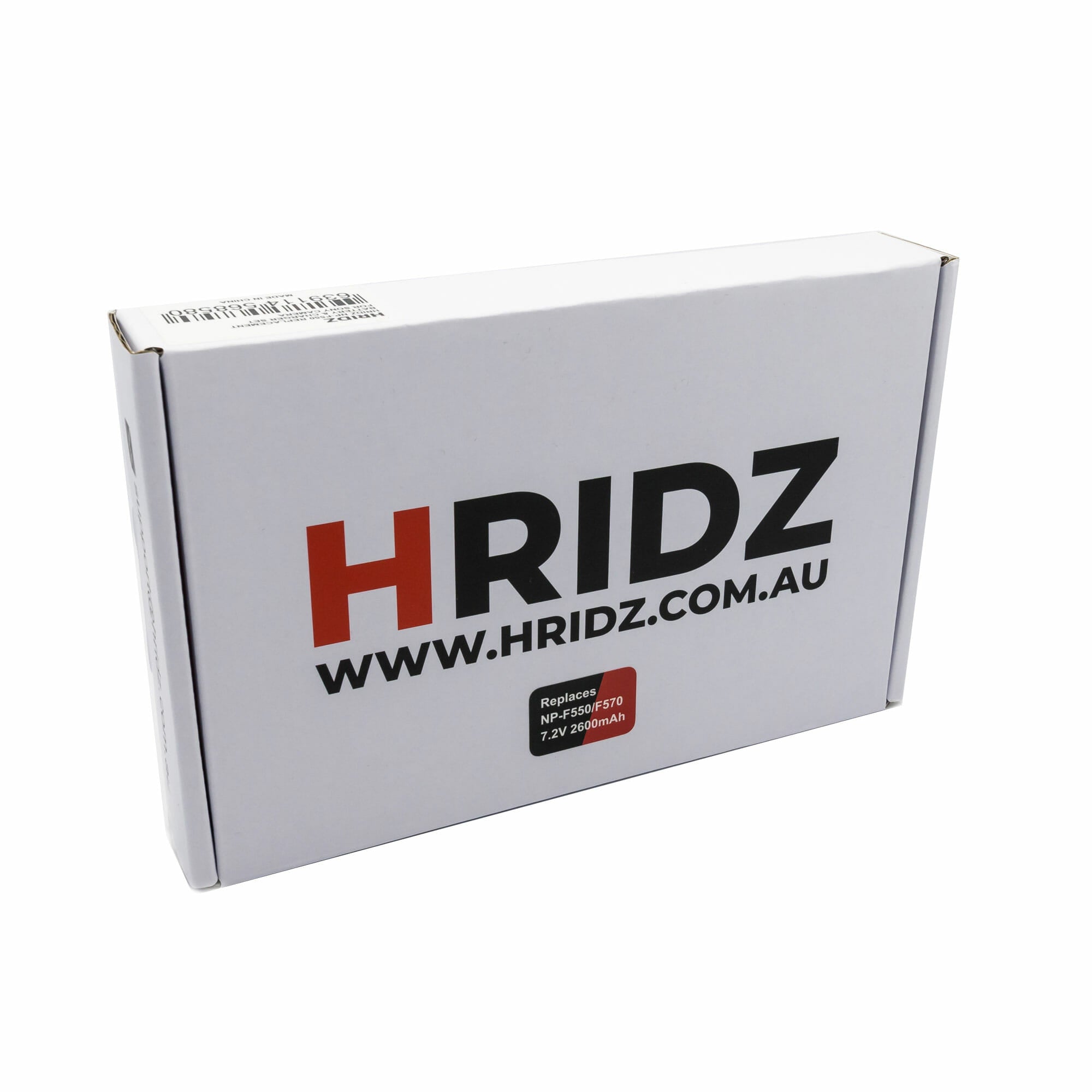 Hridz-NP-F550 2*Batteries & Dual Charger Compatible with Sony NPF 550 970 series