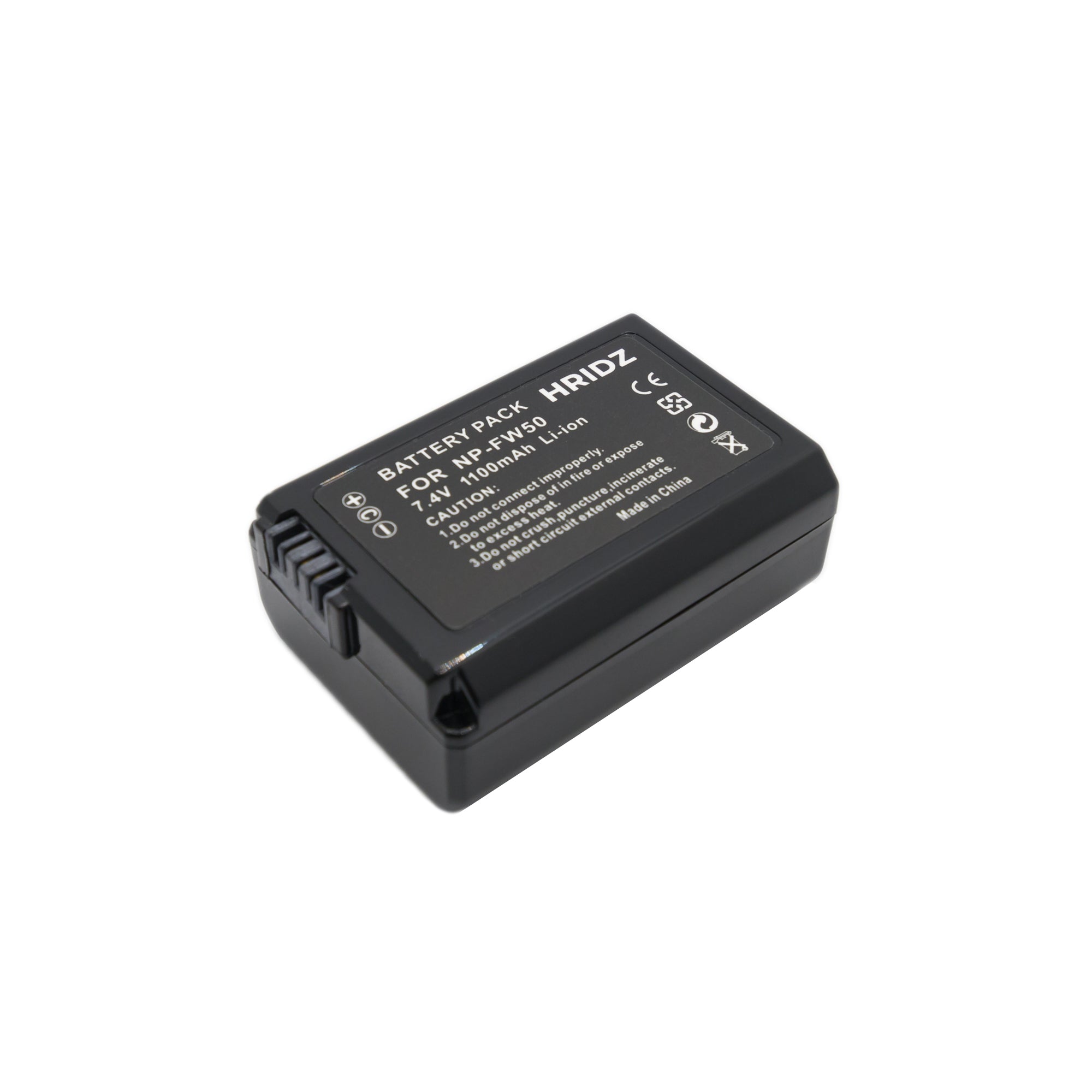 Hridz NP-FW50 Battery for SONY NP-FW50 Alpha A7 A7II NEX-3 NEX-3N NEX-5 NEX-6 NEX-7
