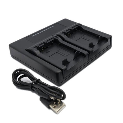 Hridz NP-FW50 Dual Battery Charger for Sony A6000, A6400, A7 II, ZV-E10, NEX & RX10