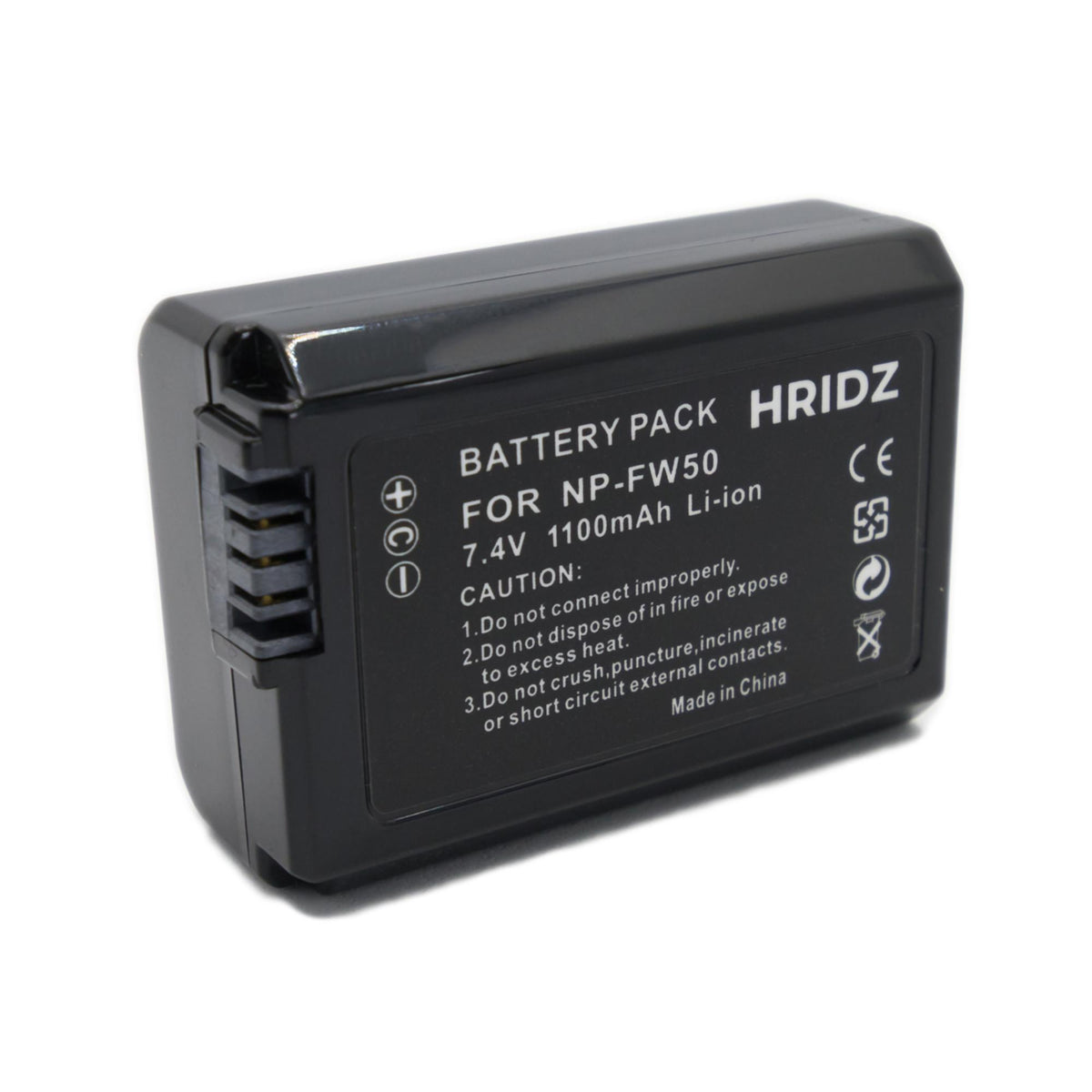 Hridz NP-FW50 Replacement Battery for Sony Alpha & NEX Cameras