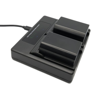 Hridz NP-FZ100 Battery & Charger Kit – 2 Batteries + Dual USB Charger for Sony A7 III, A7R IV, A7 IV, A9, A6600