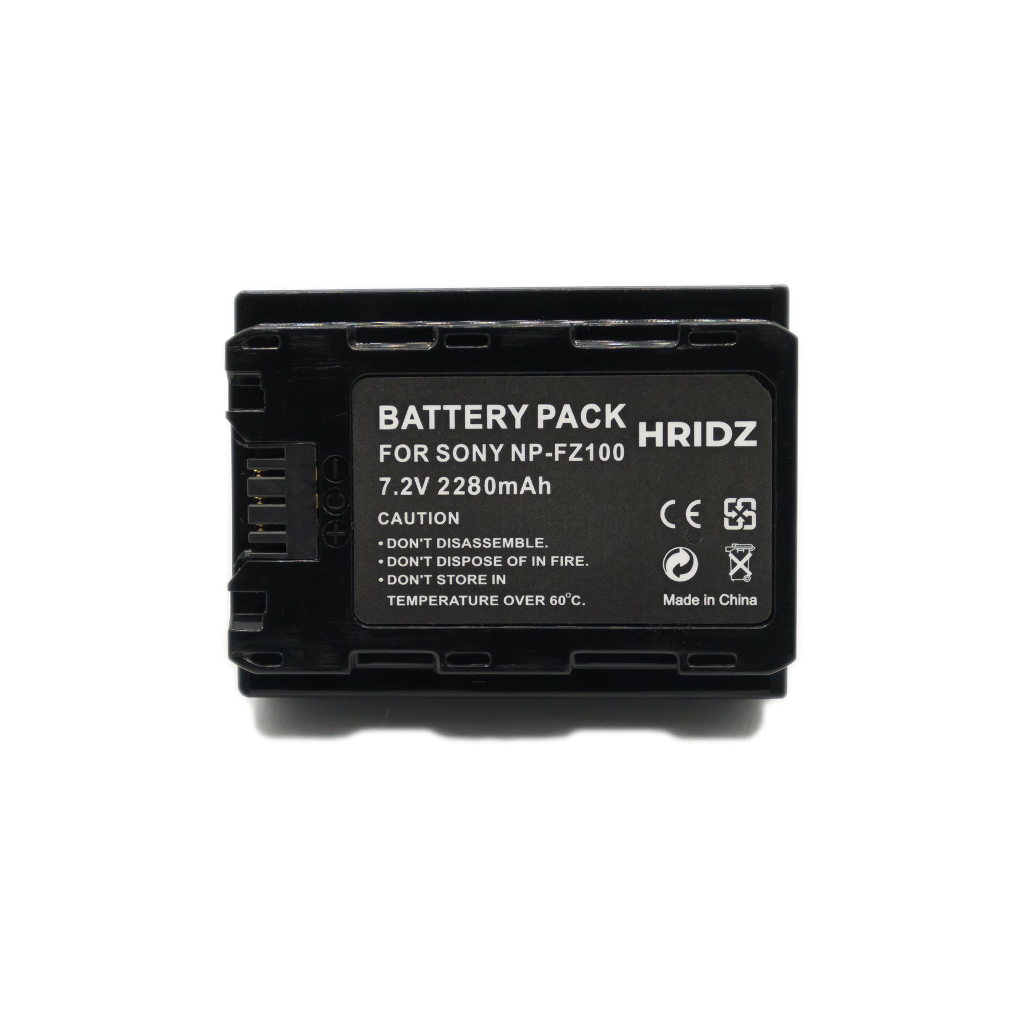 Hridz NP-FZ100 Combo Pack for Sony A9 9R A9R A9S A7RIII A7RIV A6600 Battery & Charger