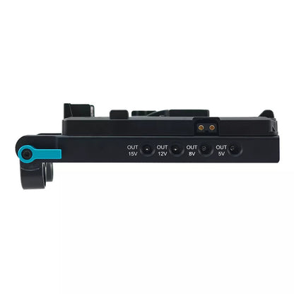 Hridz VMP-6P V-Mount Battery Adapter Plate with 5 Cables for BMPCC 4K 6K