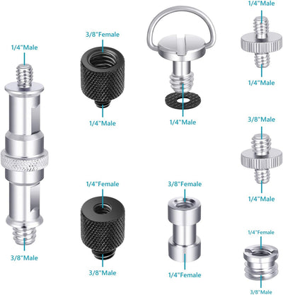 Male to Female Thread Screw Mount Adapter Converter Spigot Screw Mount Screw