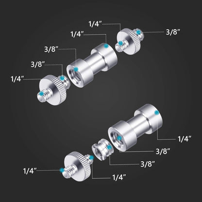 Male to Female Thread Screw Mount Adapter Converter Spigot Screw Mount Screw