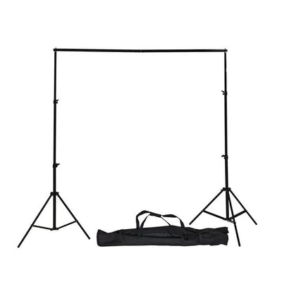 Professional 2x3m Backdrop Support System – Adjustable Tripod Stands with Crossbars, Sandbags & Carry Bag for Photography & Video