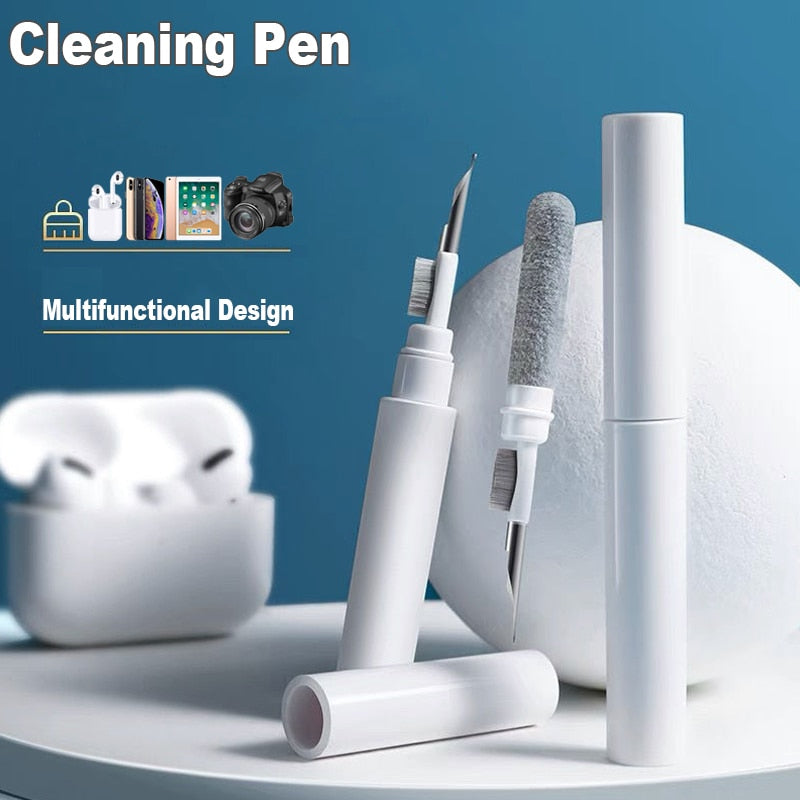 Professional Earphone Cleaner Kit for Bluetooth Headphones Case Cleaner Pen & Soft Brush