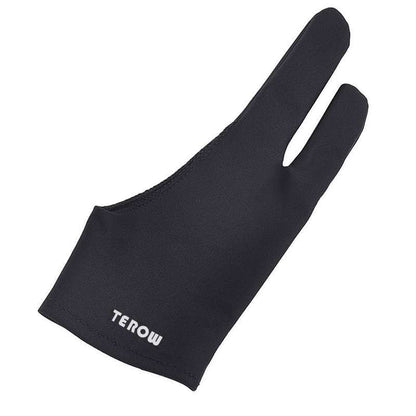 Terow Artist Glove Australia for Drawing Tablet 2 finger Anti-Fouling Both for Right Left Hand