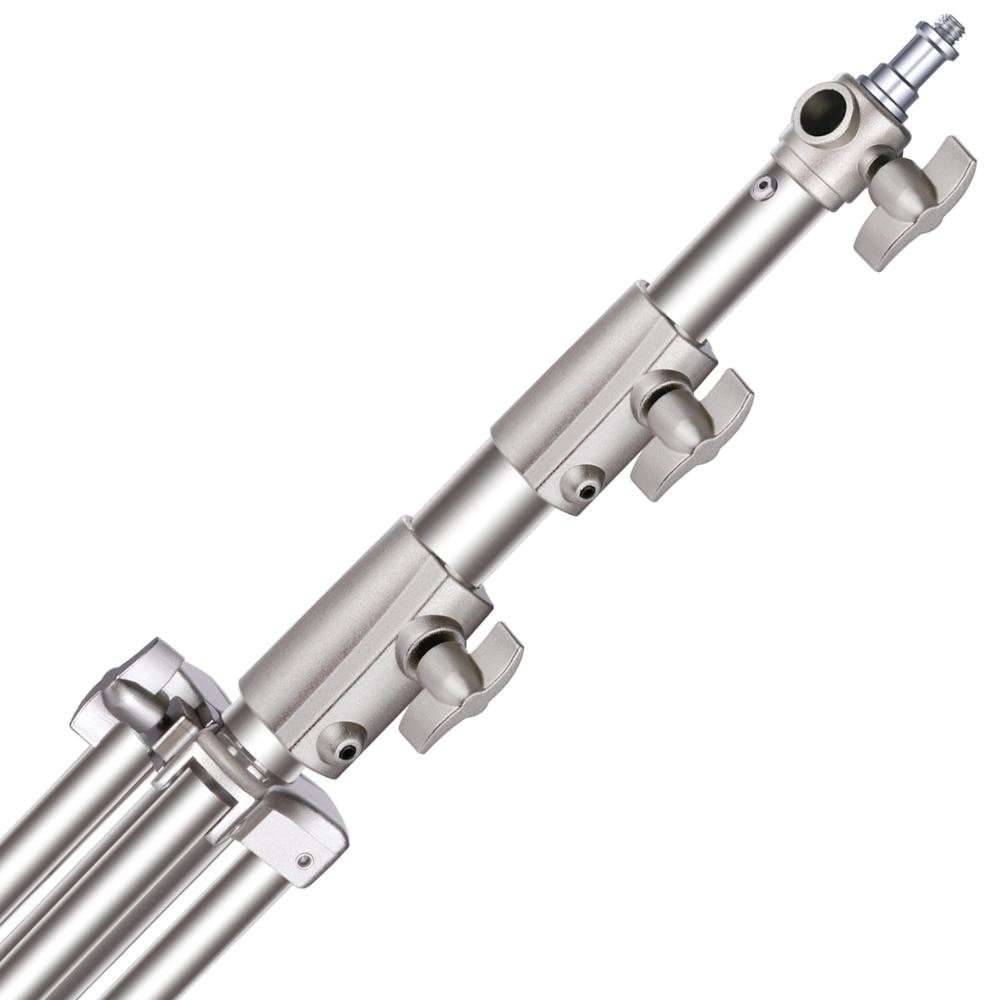 Upto 3Pcs 280cm Stainless Steel Heavy Duty with adapter for Studio Softbox Monolight Photographic Equipment