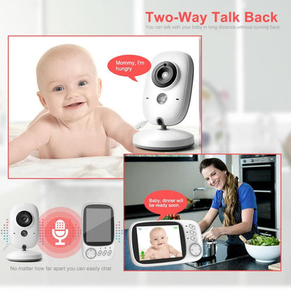 Video Baby Monitor camera with 3.2" LCD Wireless No app needed Audio Monitor with Camera Baby Alarm