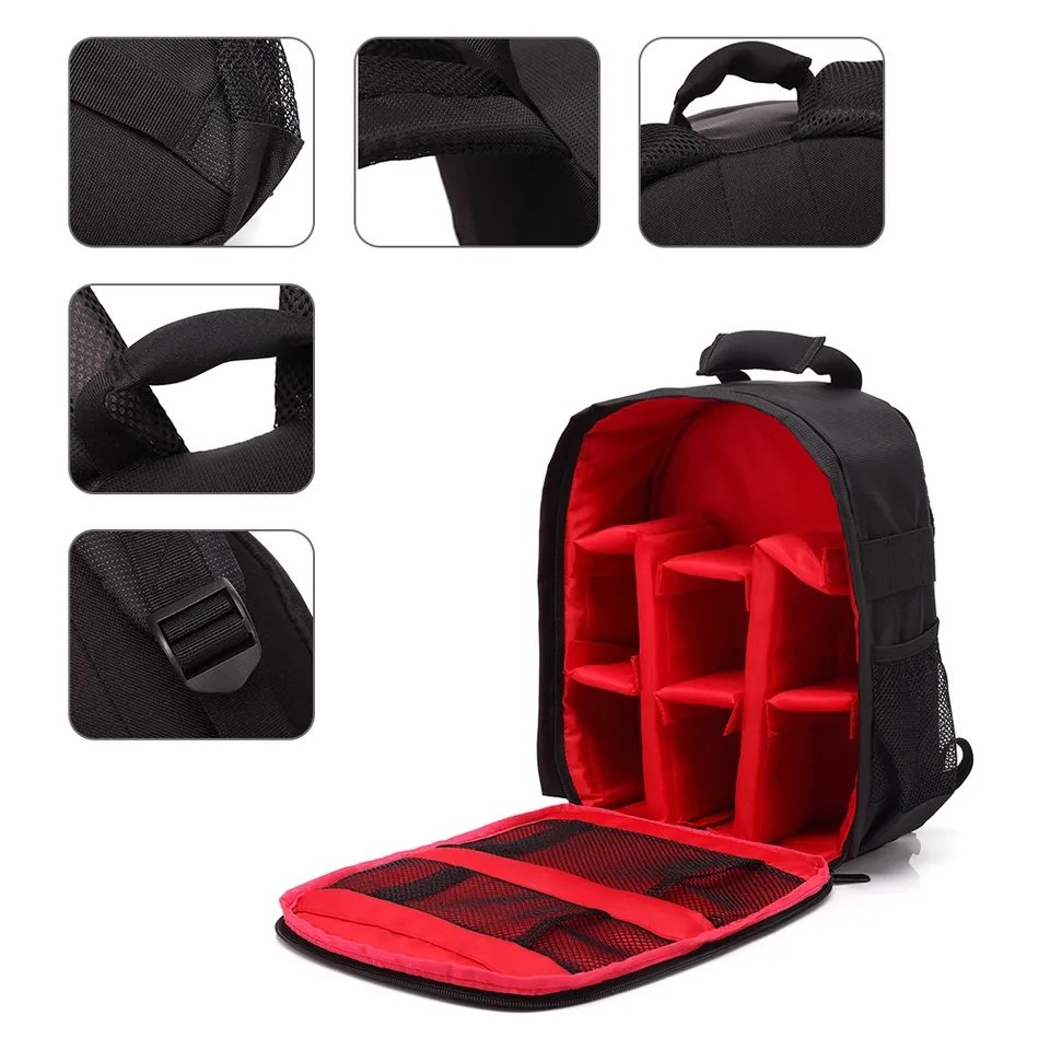 Waterproof Shockproof DSLR Camera Bag Case Backpack Photography For Canon Sony Nikon Panasonic
